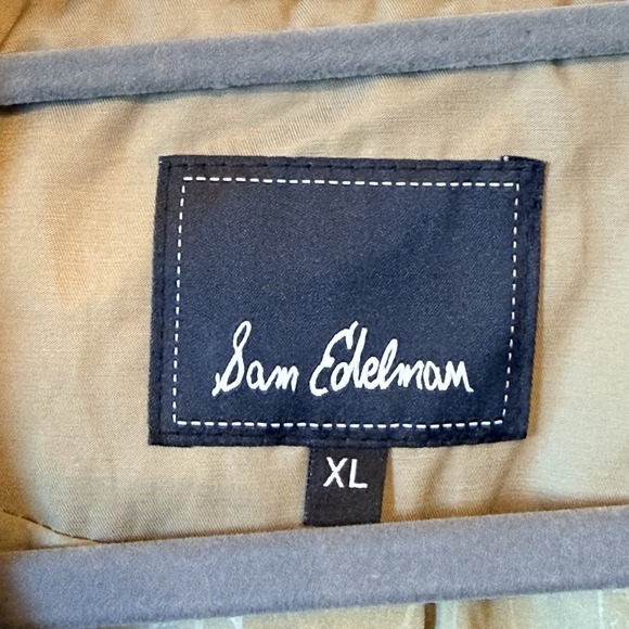 Sam Edelman Coat Jacket Womens ‎ XL Green Zip Pockets Breathable Mesh Details - Picture 3 of 8